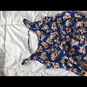 Floral Forver21 tank.